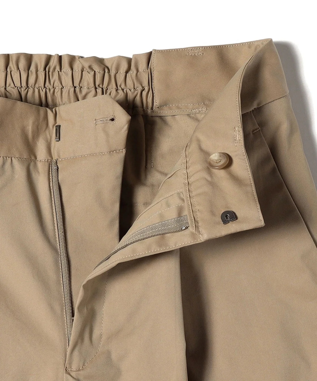 SHIPS Primary Navy Label:〈洗濯機可能〉ワンタック ワイド チノパン