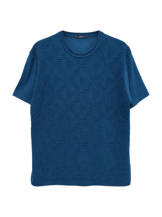 SHIPS: ジオメトリック ニットドッキング Tシャツ