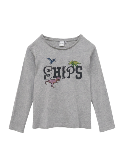 SHIPS KIDS:恐竜 ロゴ プリント TEE(100〜130cm)