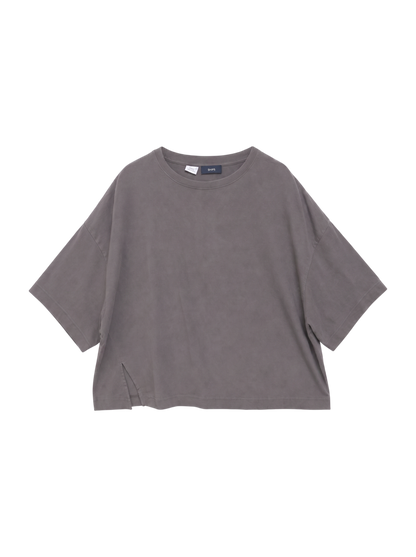 【WEB限定】〈UVカット〉USAコットンサイズチョイススリットTEE