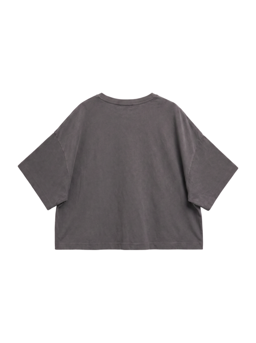 【WEB限定】〈UVカット〉USAコットンサイズチョイススリットTEE