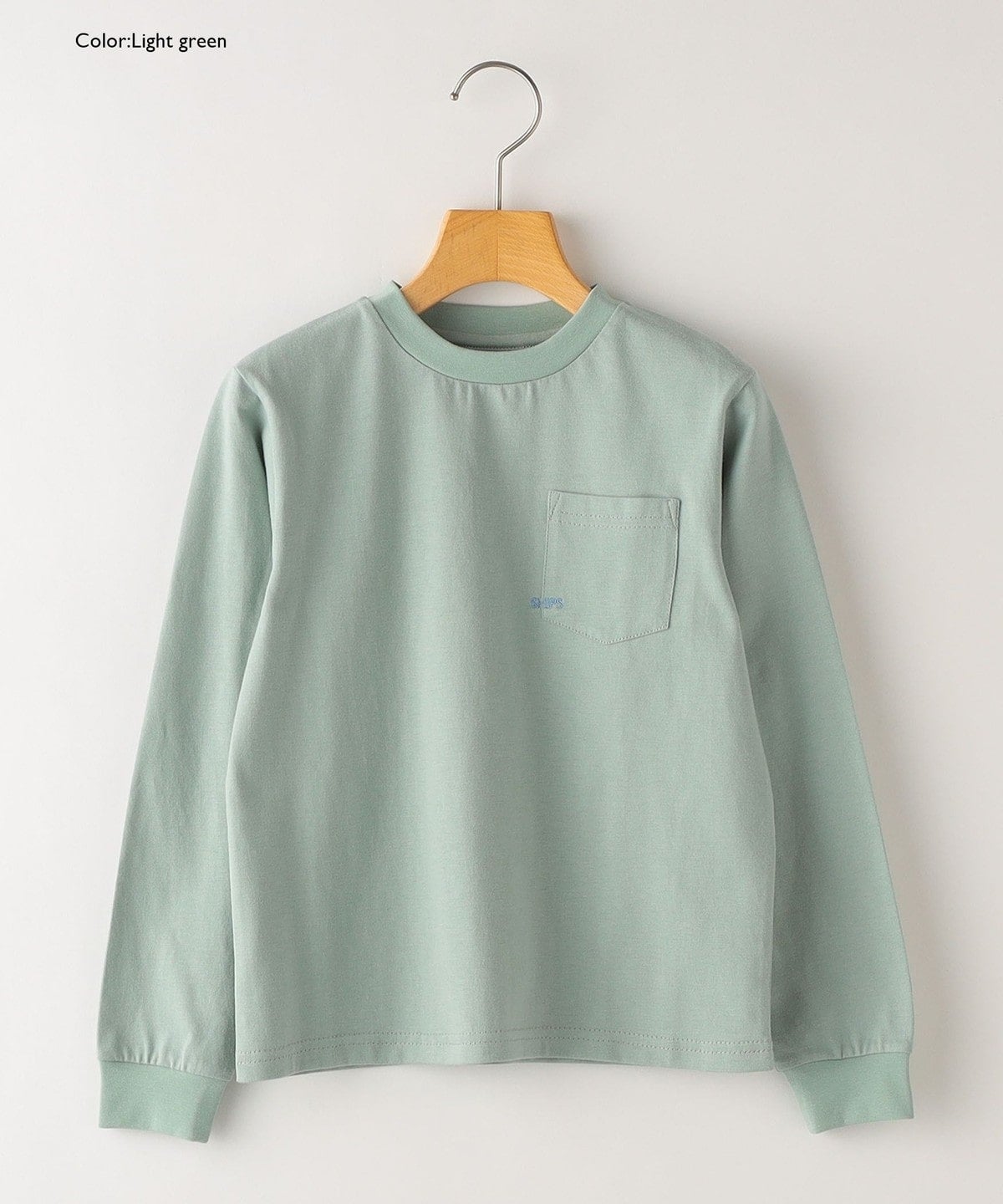 【WEB限定】SHIPS KIDS:100〜160cm / ＜家族おそろい＞SHIPS マイクロロゴ ロングスリーブ TEE