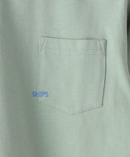【WEB限定】SHIPS KIDS:100〜160cm / ＜家族おそろい＞SHIPS マイクロロゴ ロングスリーブ TEE