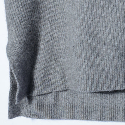〈手洗い可能〉へアリー 畦編み カーディガン