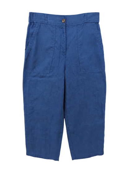 【WEB限定】〈手洗い可能〉リネンキャンバスポケットパンツ