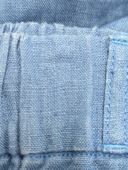 【WEB限定】〈手洗い可能〉リネンキャンバスポケットパンツ