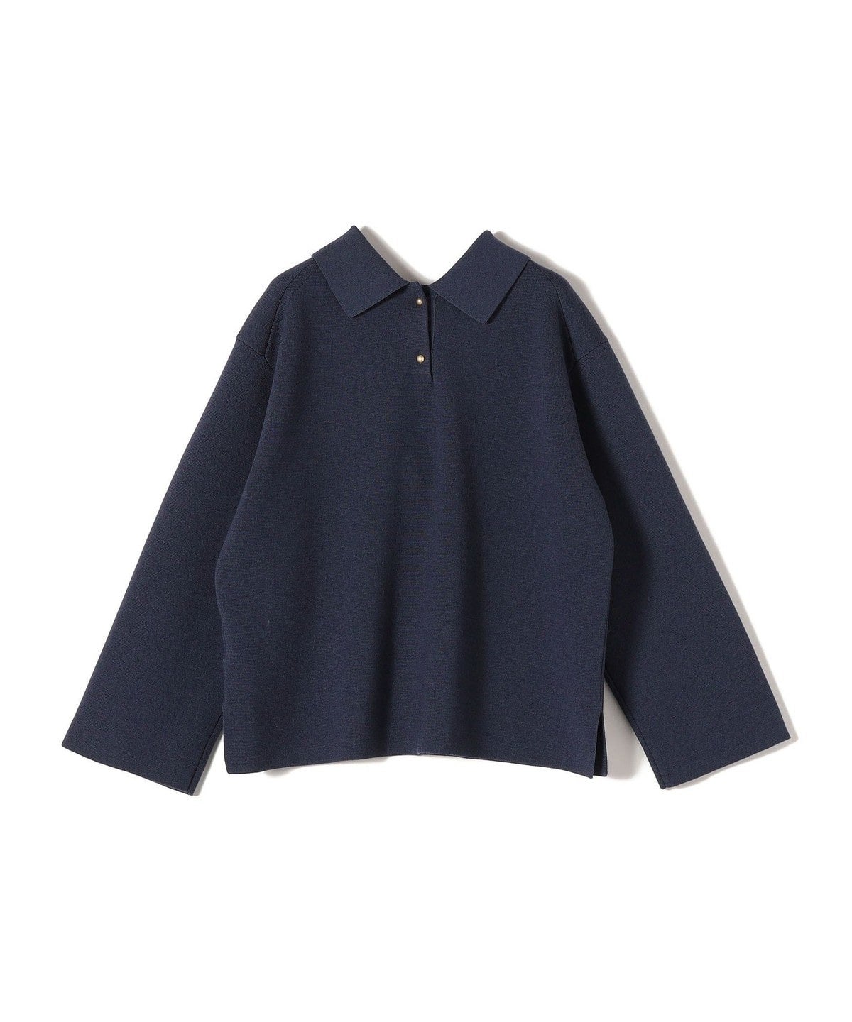 Primary NavyLabel:〈手洗い可能〉ミラノリブポロニット