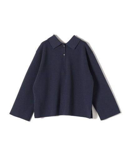 Primary NavyLabel:〈手洗い可能〉ミラノリブポロニット