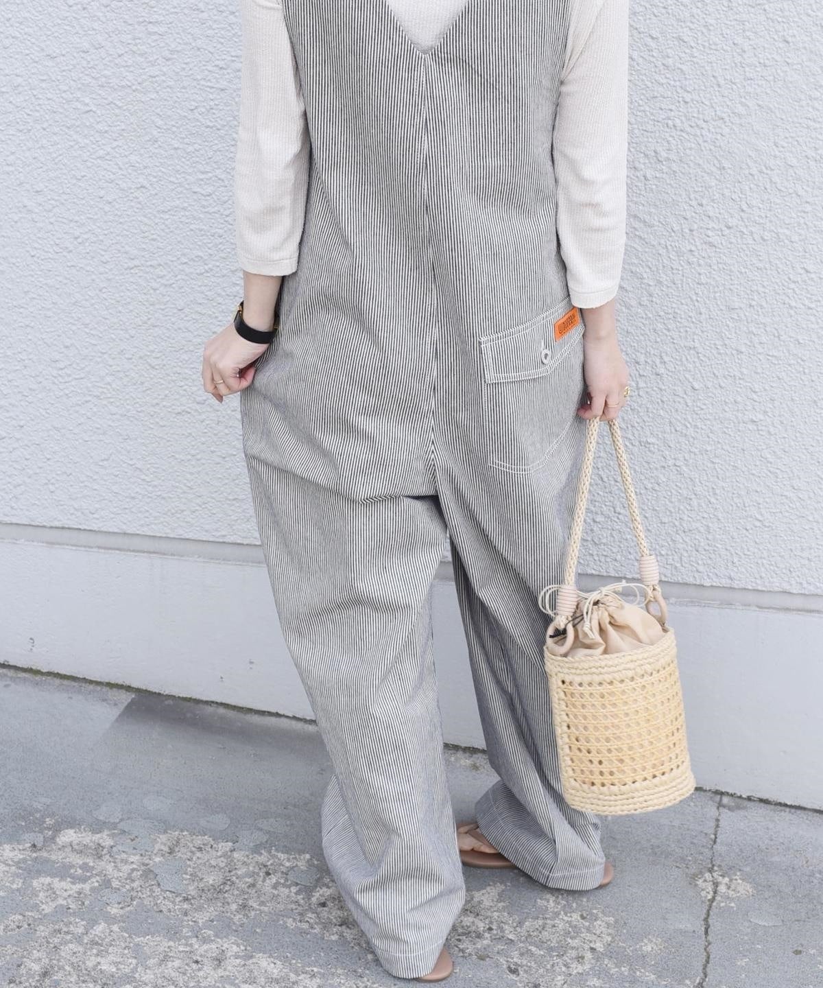 【SHIPS 別注】UNIVERSAL OVERALL ジップオーバーオール ヒッコリー