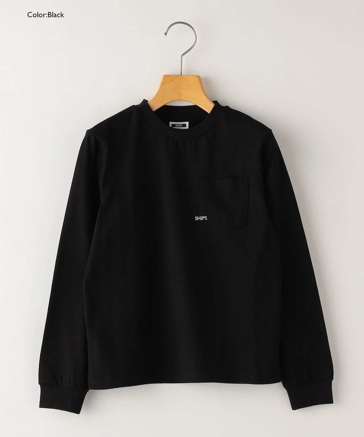 【WEB限定】SHIPS KIDS:100〜160cm / ＜家族おそろい＞SHIPS マイクロロゴ ロングスリーブ TEE