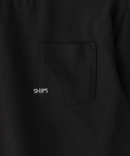 【WEB限定】SHIPS KIDS:100〜160cm / ＜家族おそろい＞SHIPS マイクロロゴ ロングスリーブ TEE