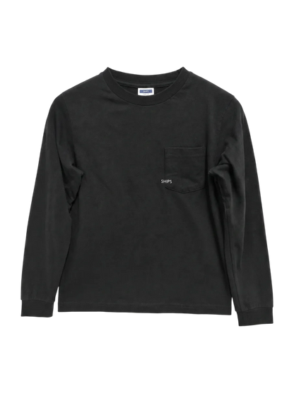 【WEB限定】SHIPS KIDS:100〜160cm / ＜家族おそろい＞SHIPS マイクロロゴ ロングスリーブ TEE
