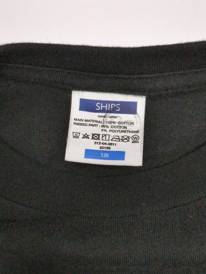 【WEB限定】SHIPS KIDS:100〜160cm / ＜家族おそろい＞SHIPS マイクロロゴ ロングスリーブ TEE