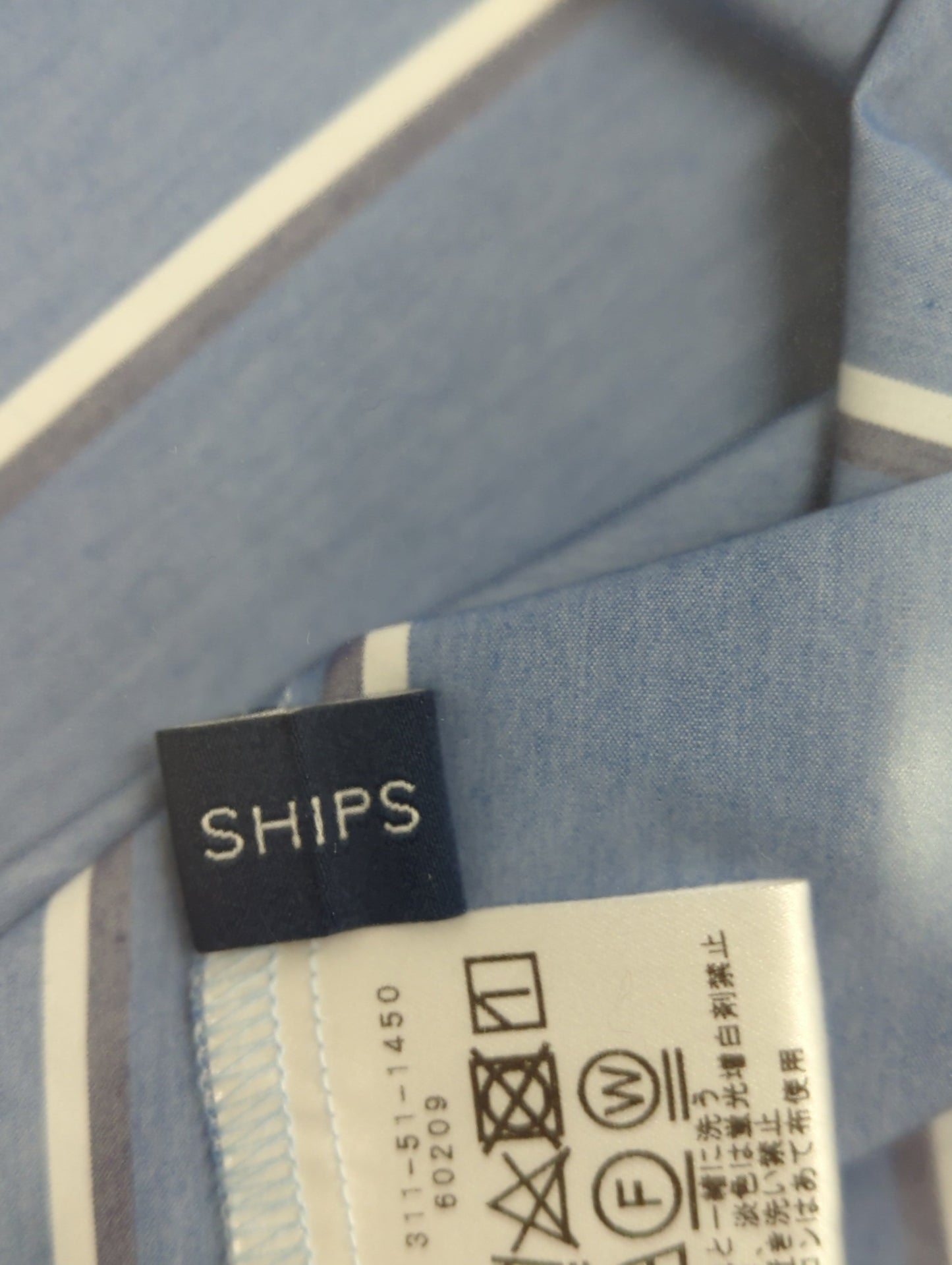 SHIPS:BACK RIBBON SH/SL BL(STR)