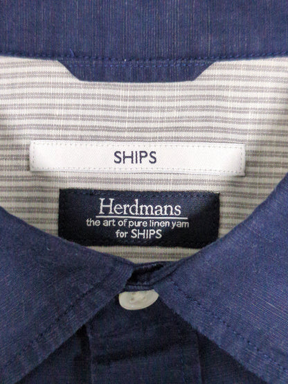 SHIPS: JAPAN MADE Herdmans （ハードマン） リネン 7スリーブ シャツ