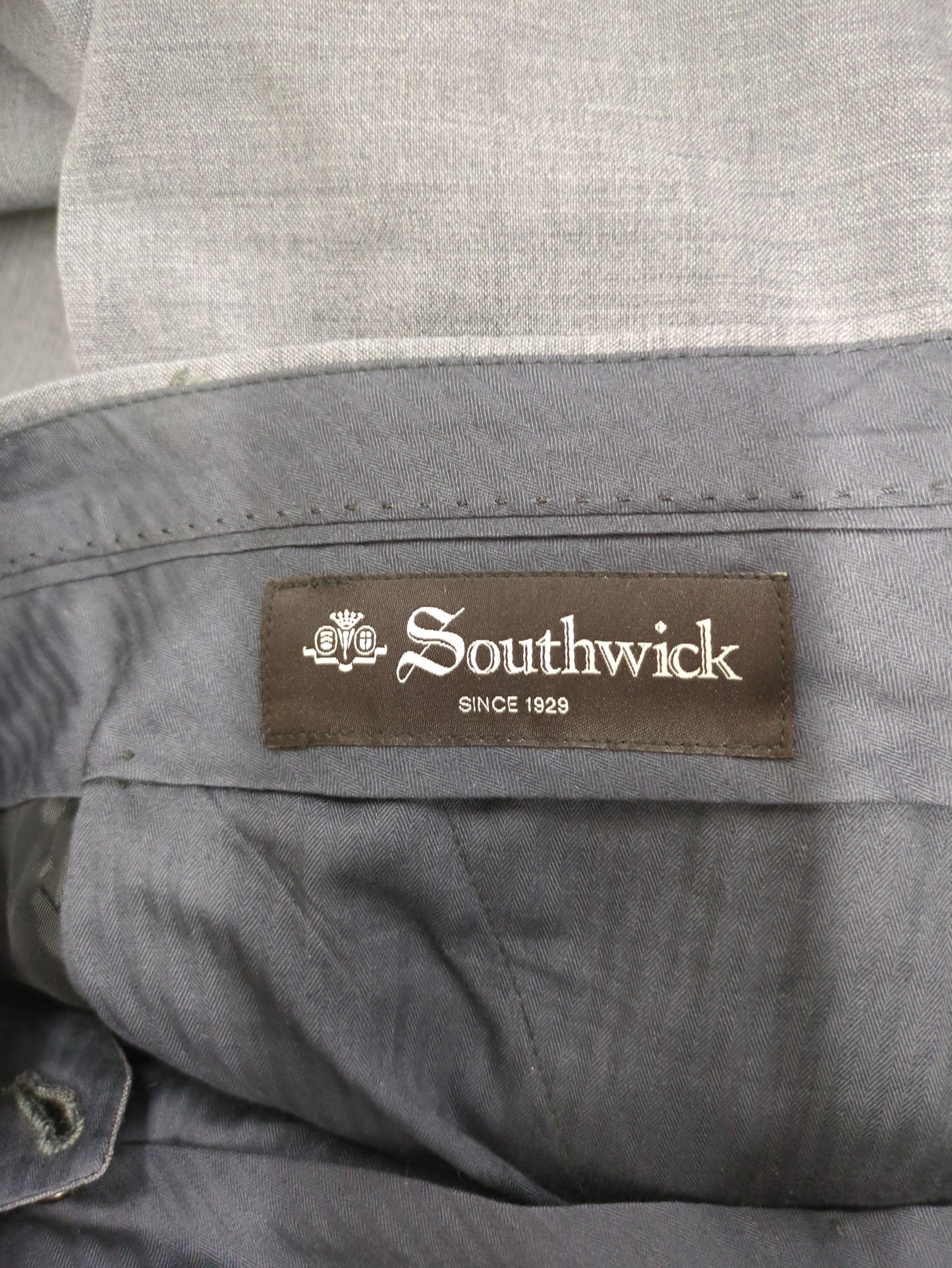 Southwick Gate Label: ノープリーツ ウール トラウザーズ
