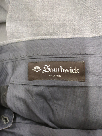 Southwick Gate Label: ノープリーツ ウール トラウザーズ