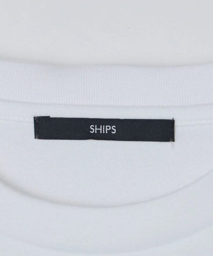 SHIPS:〈抗菌加工〉コットン クルーネック Tシャツ