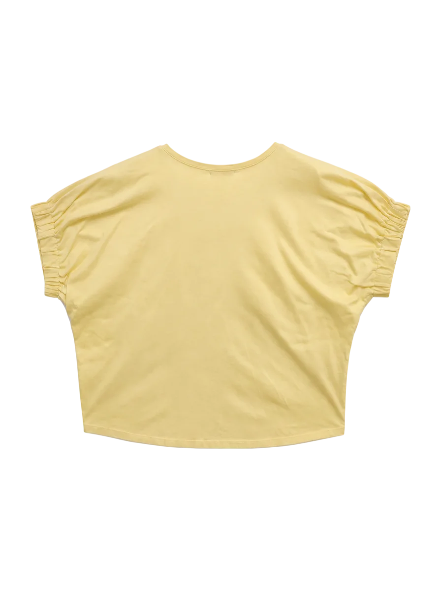 GATHER SLEEVE WIDE TOPS