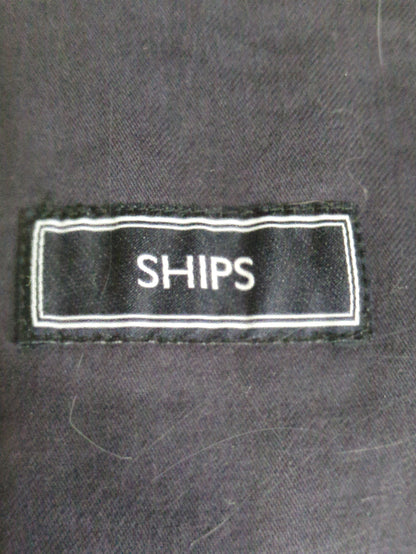 SHIPS:<ウエスト調整可能>コットン ノープリーツ コードレーン パンツ