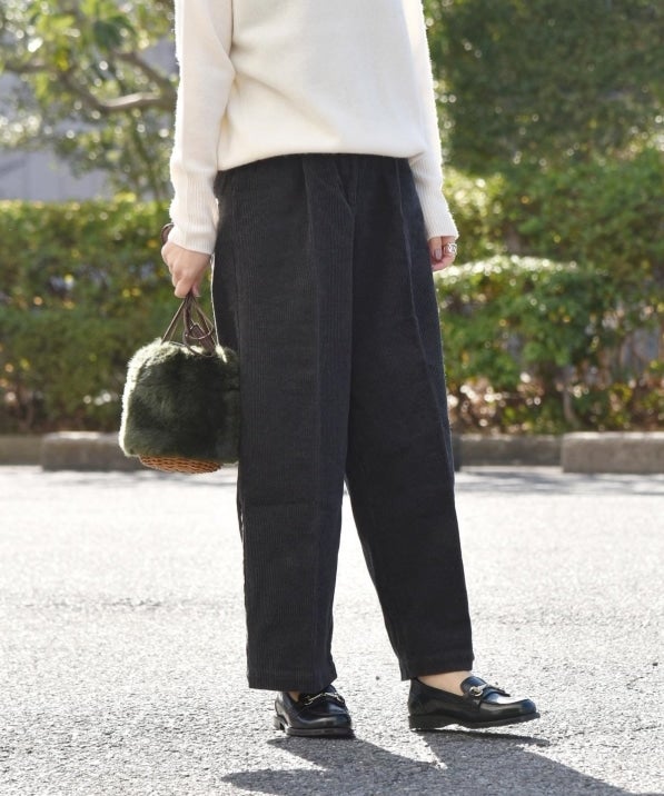 liflattie ships:コーデュロイストレートパンツ