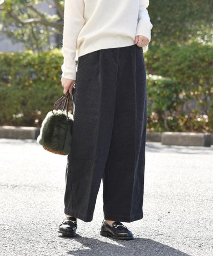 liflattie ships:コーデュロイストレートパンツ