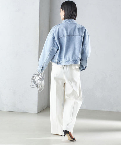 〈洗濯機可能〉クロップド デニム ジャケット 24SS