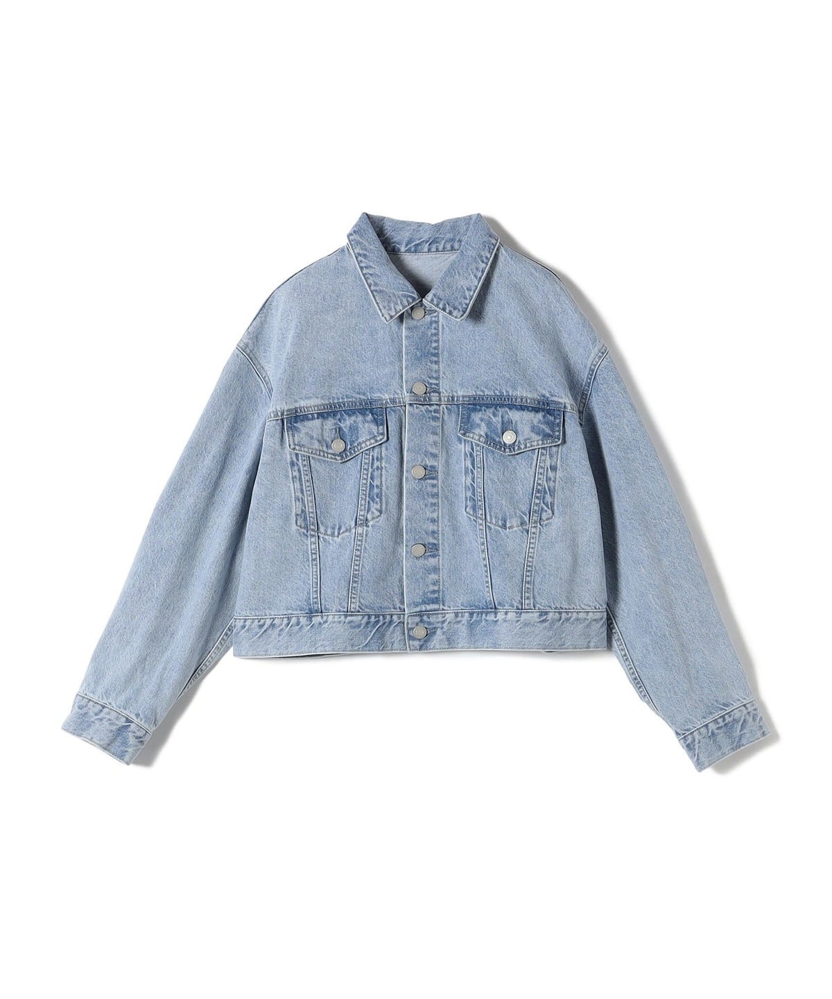 〈洗濯機可能〉クロップド デニム ジャケット 24SS