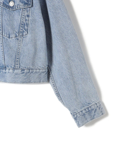 〈洗濯機可能〉クロップド デニム ジャケット 24SS