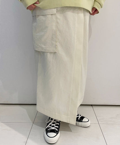 SHOP PRESSサテンラップスカート