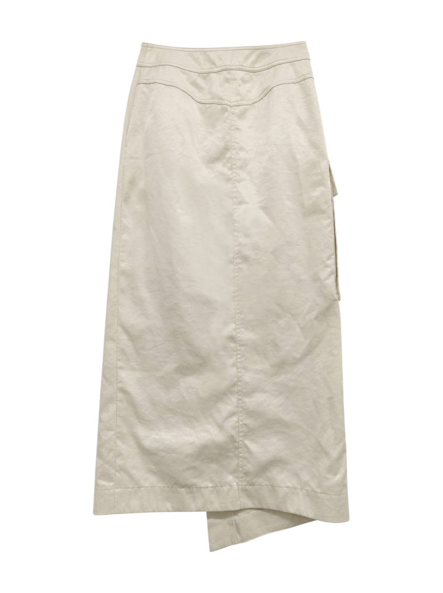 SHOP PRESSサテンラップスカート