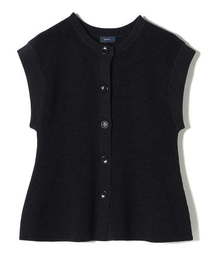 〈手洗い可能〉ギマ コットン Aライン シルエット ベスト