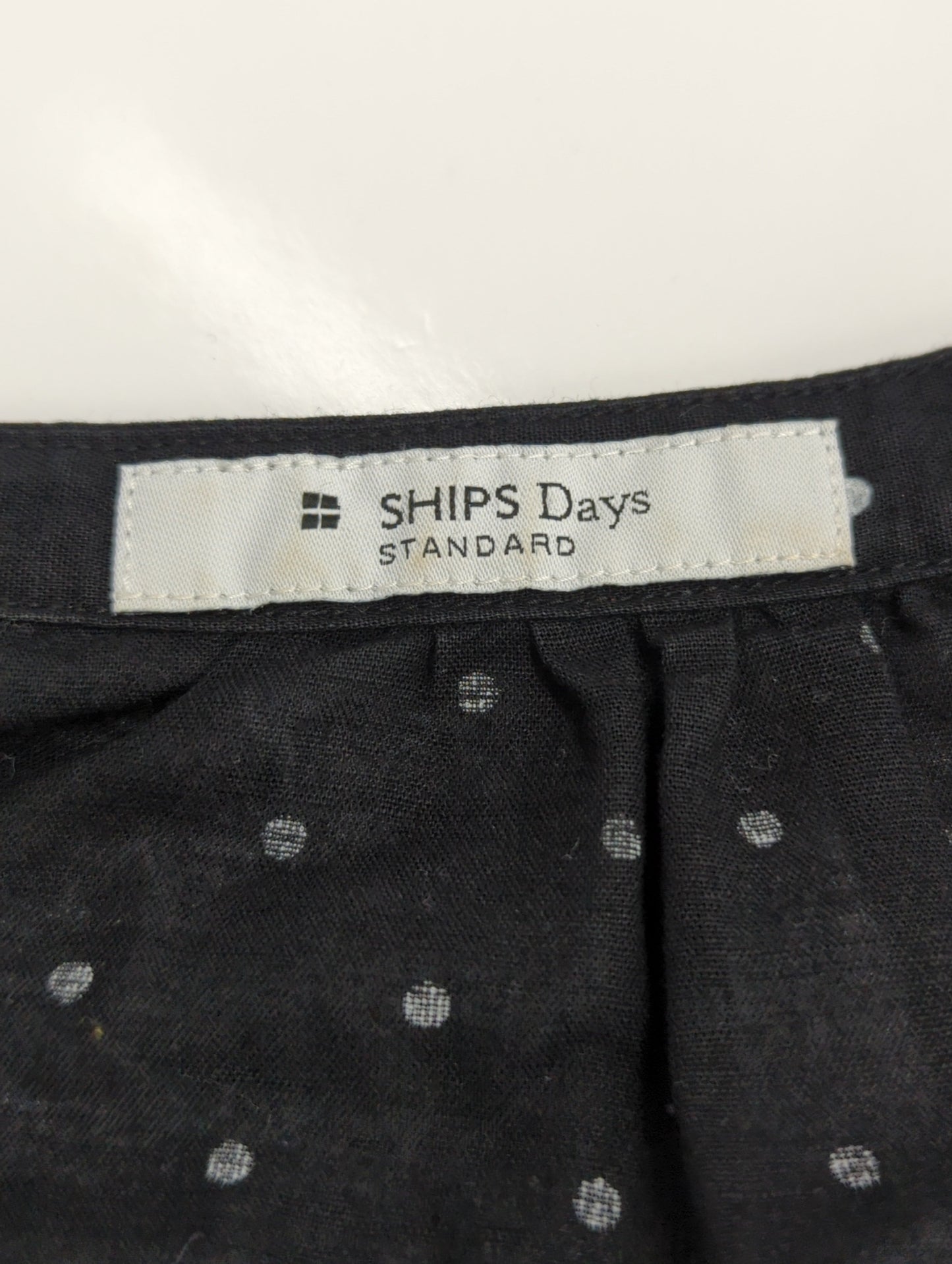 SHIPS Days STANDARD:ドット スキッパーシャツ 19SS