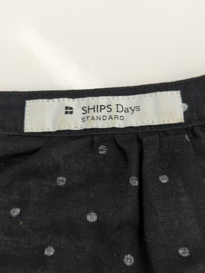 SHIPS Days STANDARD:ドット スキッパーシャツ 19SS