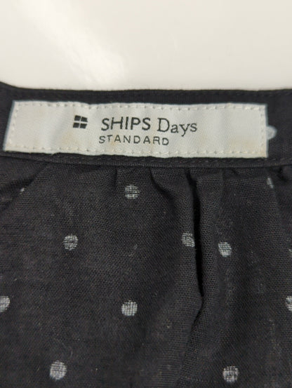 SHIPS Days STANDARD:ドット スキッパーシャツ 19SS