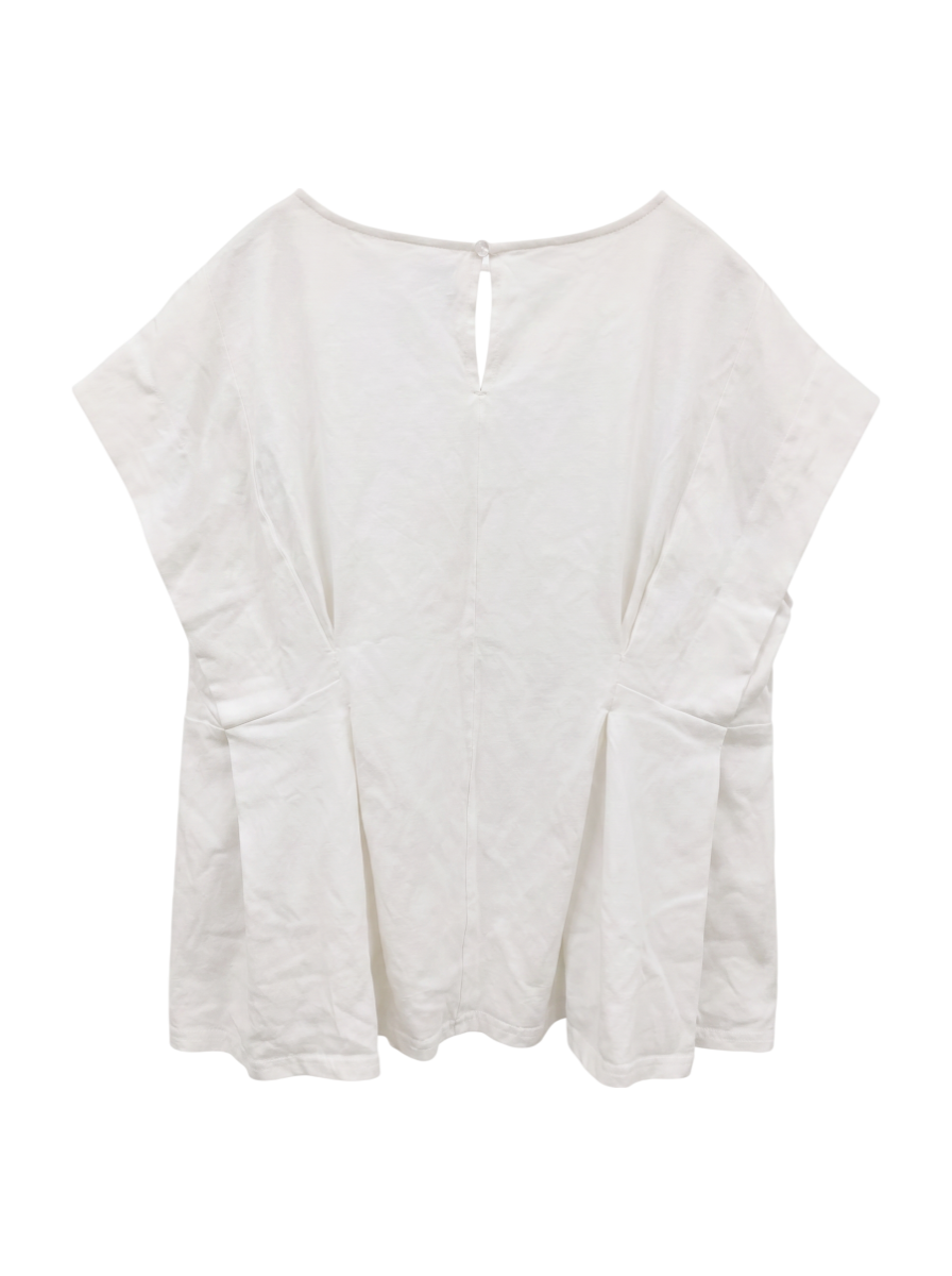 quaranciel:〈手洗い可能〉ウエストシェイプ フレンチスリーブ TEE