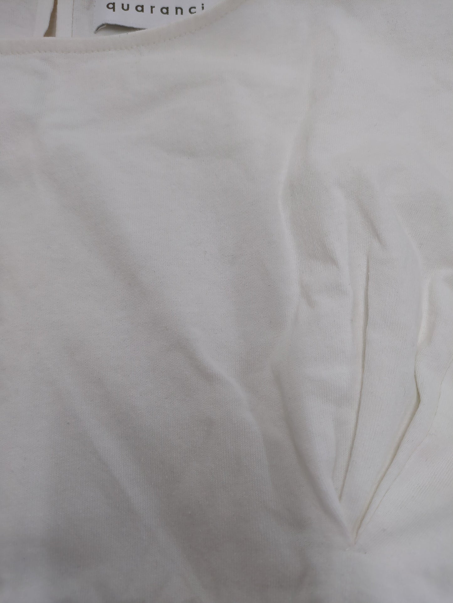 quaranciel:〈手洗い可能〉ウエストシェイプ フレンチスリーブ TEE