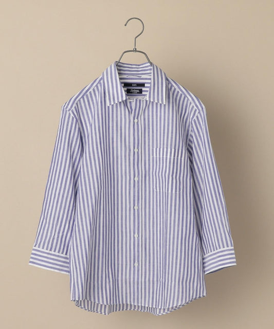 SHIPS: Herdmans コットン/リネン 7スリーブ シャツ due 20SS