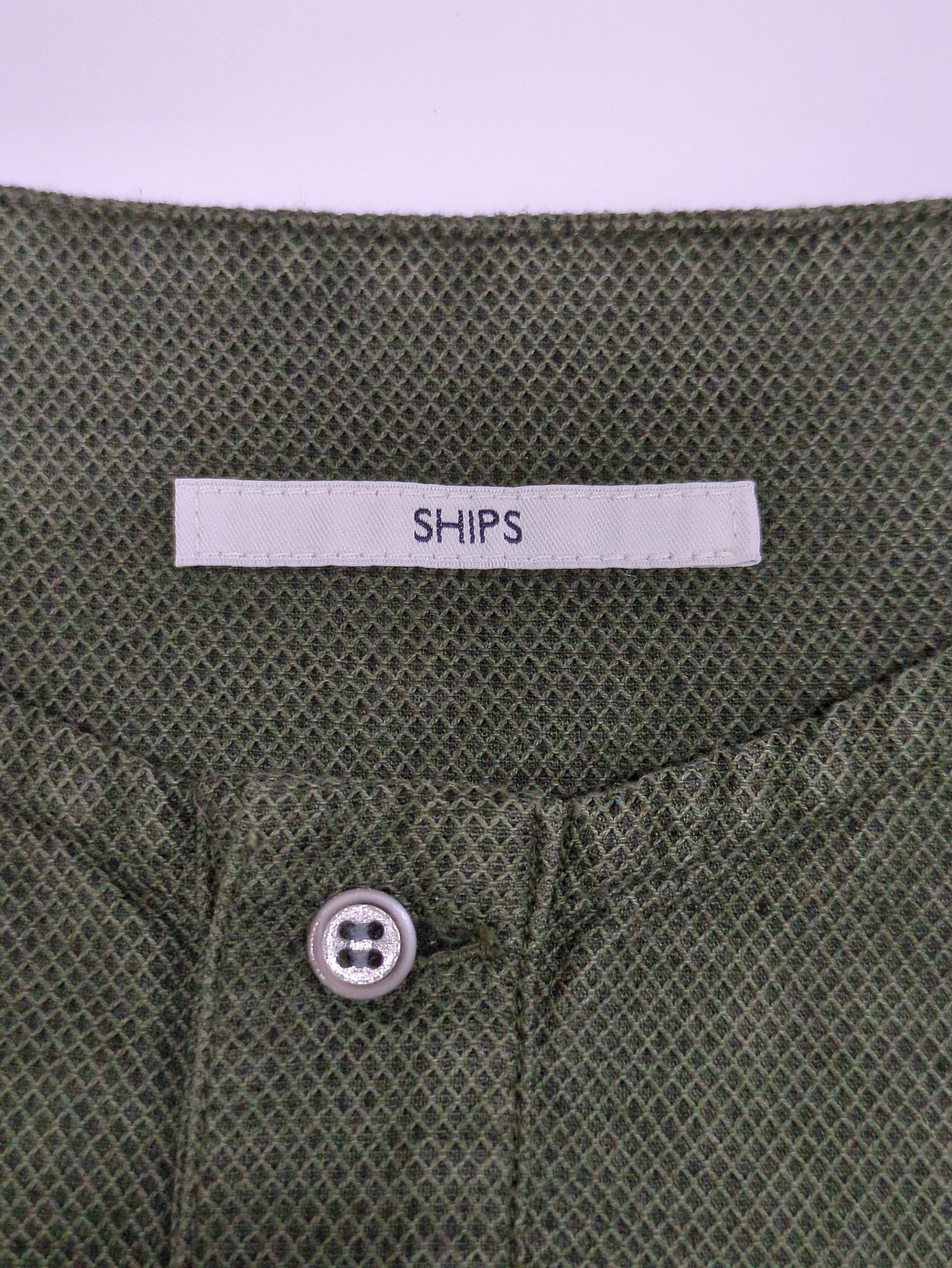 SHIPS: レノクロス オーバーダイ ヘンリーネック Tシャツ