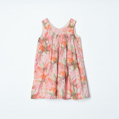 SHIPS KIDS:100〜130cm / リバティ ノースリーブ ワンピース