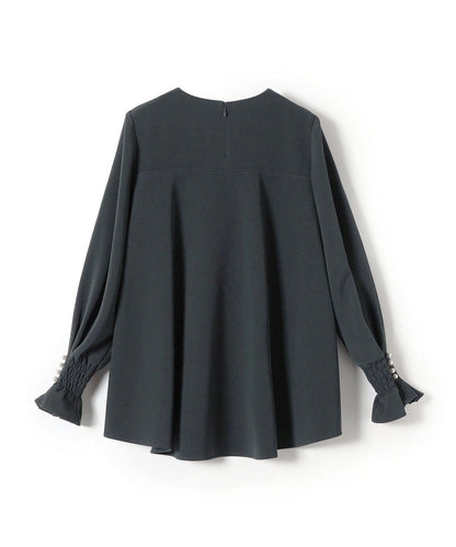 〈手洗い可能〉キャンディ スリーブ ブラウス × パンツ セットアップ