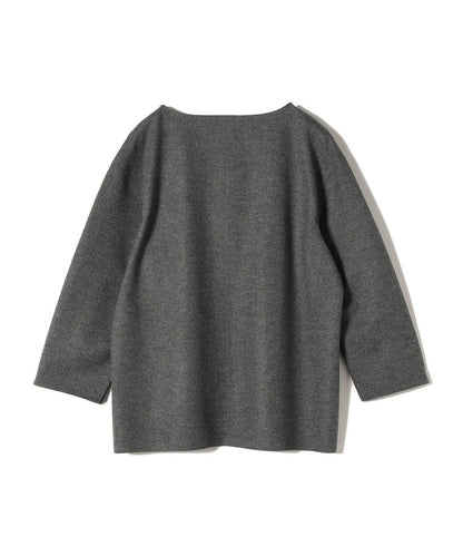 SHIPS Primary Navy Label:〈手洗い可能〉ウール ジャージー Vネック プルオーバー
