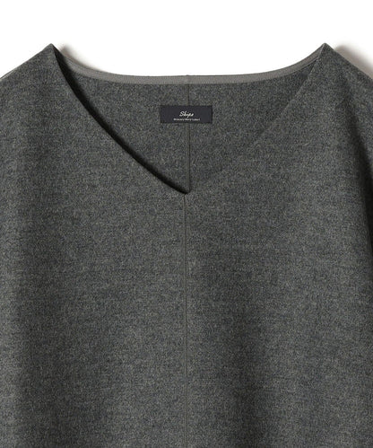 SHIPS Primary Navy Label:〈手洗い可能〉ウール ジャージー Vネック プルオーバー
