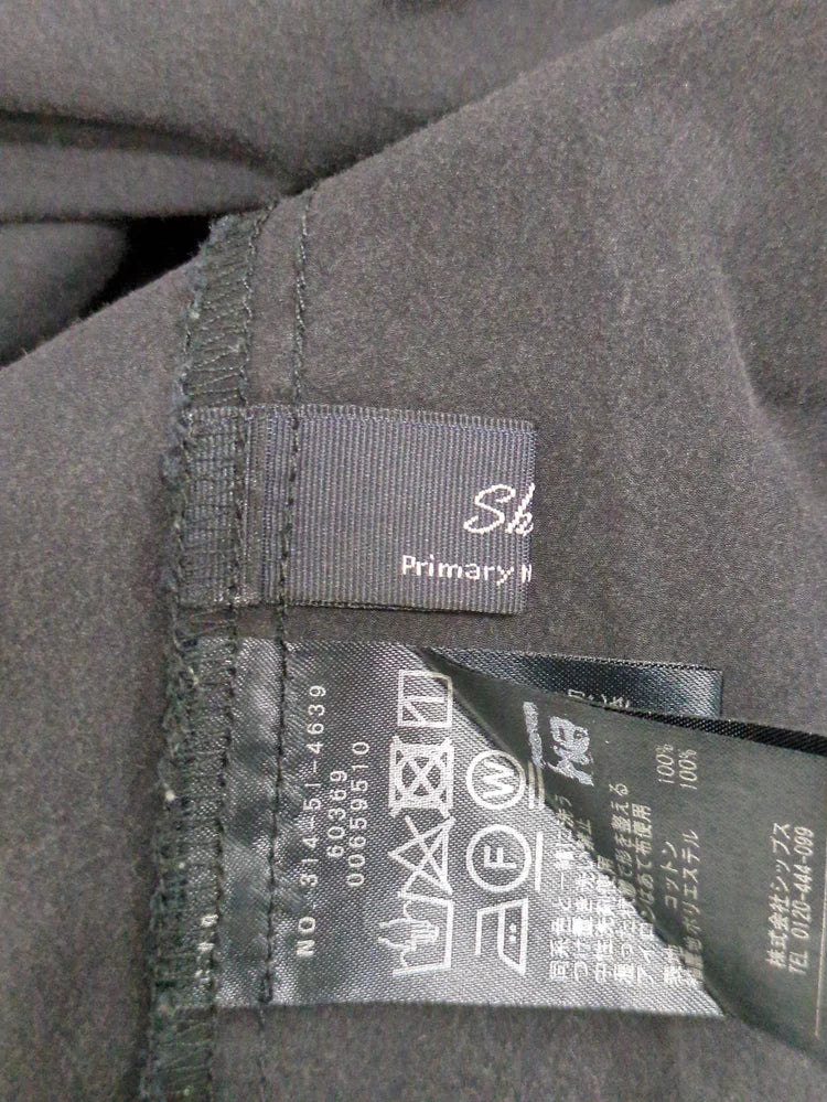 SHIPS Primary Navy Label:〈手洗い可能〉コットン フロント ピンタック ワンピース