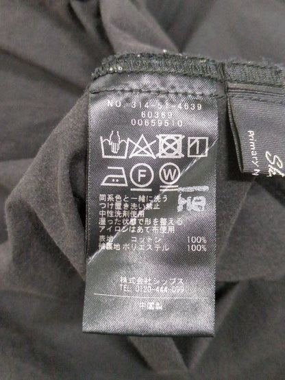 SHIPS Primary Navy Label:〈手洗い可能〉コットン フロント ピンタック ワンピース