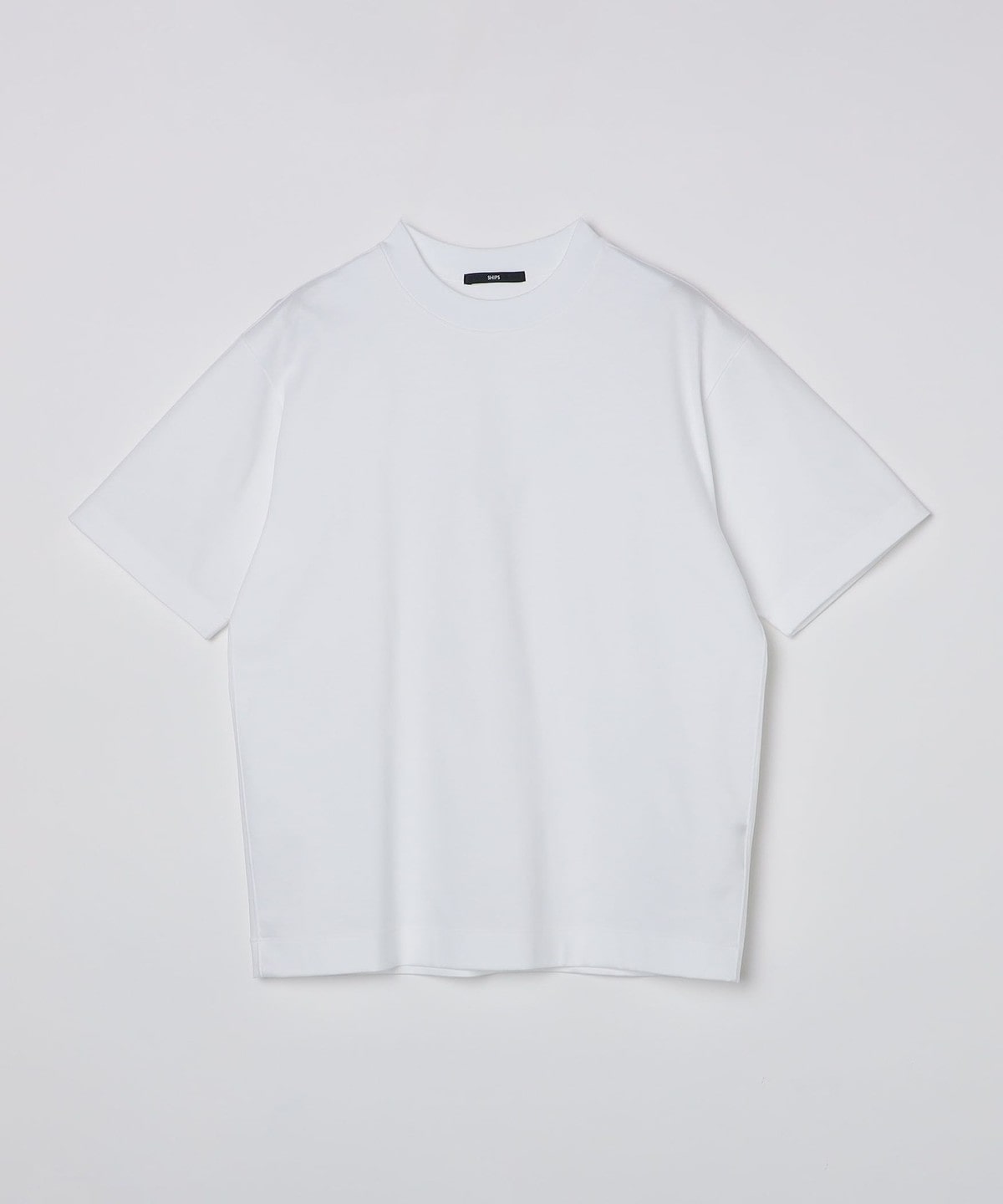 SHIPS: ハイゲージ クルーネック ポンチ Tシャツ