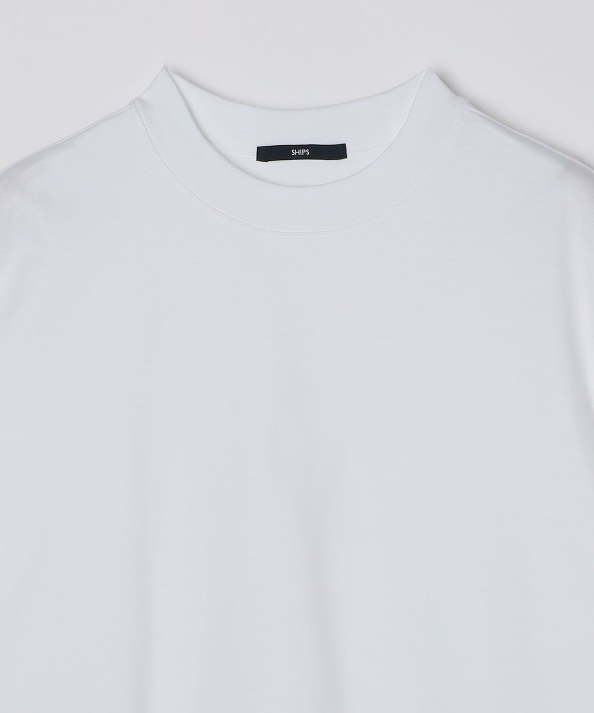 SHIPS: ハイゲージ クルーネック ポンチ Tシャツ
