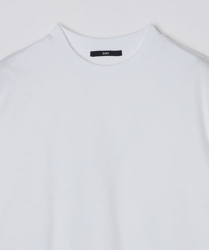 SHIPS: ハイゲージ クルーネック ポンチ Tシャツ