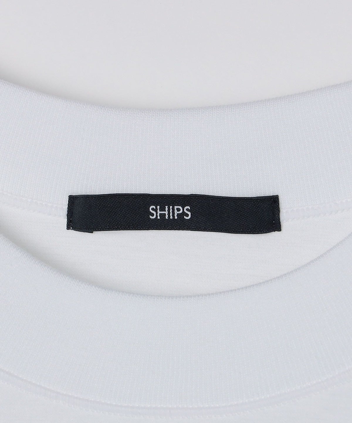 SHIPS: ハイゲージ クルーネック ポンチ Tシャツ