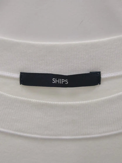 SHIPS: ハイゲージ クルーネック ポンチ Tシャツ